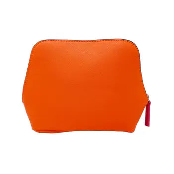 Tangerine cosmetic bag