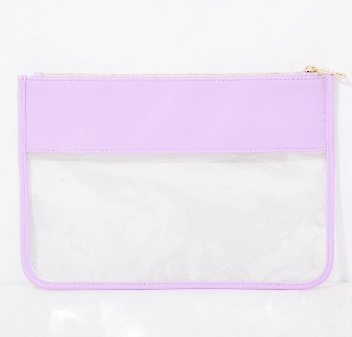 Varsity Letter Clear Pouch