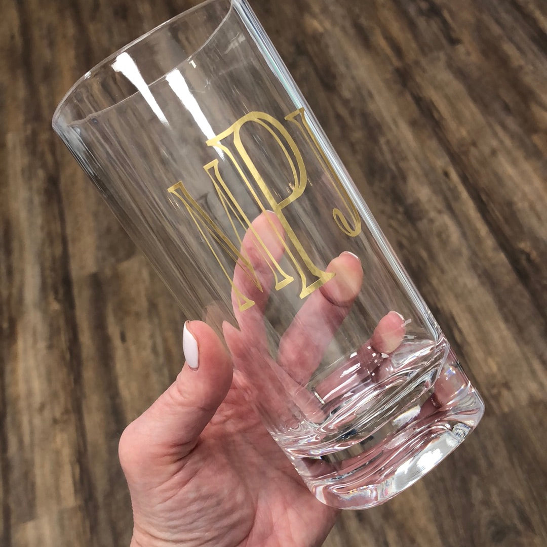 Acrylic 20oz Square Water Glass