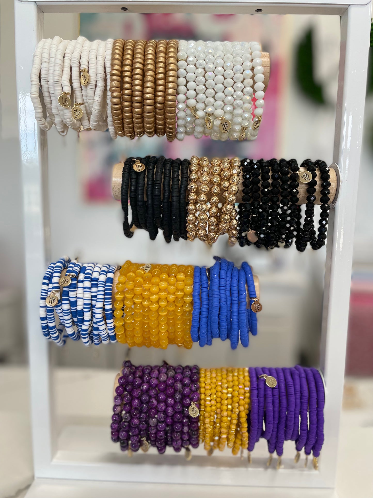 Stretchy stacker bracelets