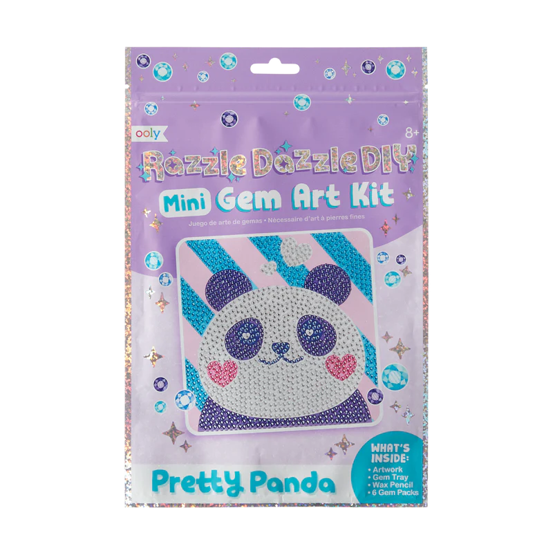 Razzle dazzle DIY mini gem art kit pretty panda