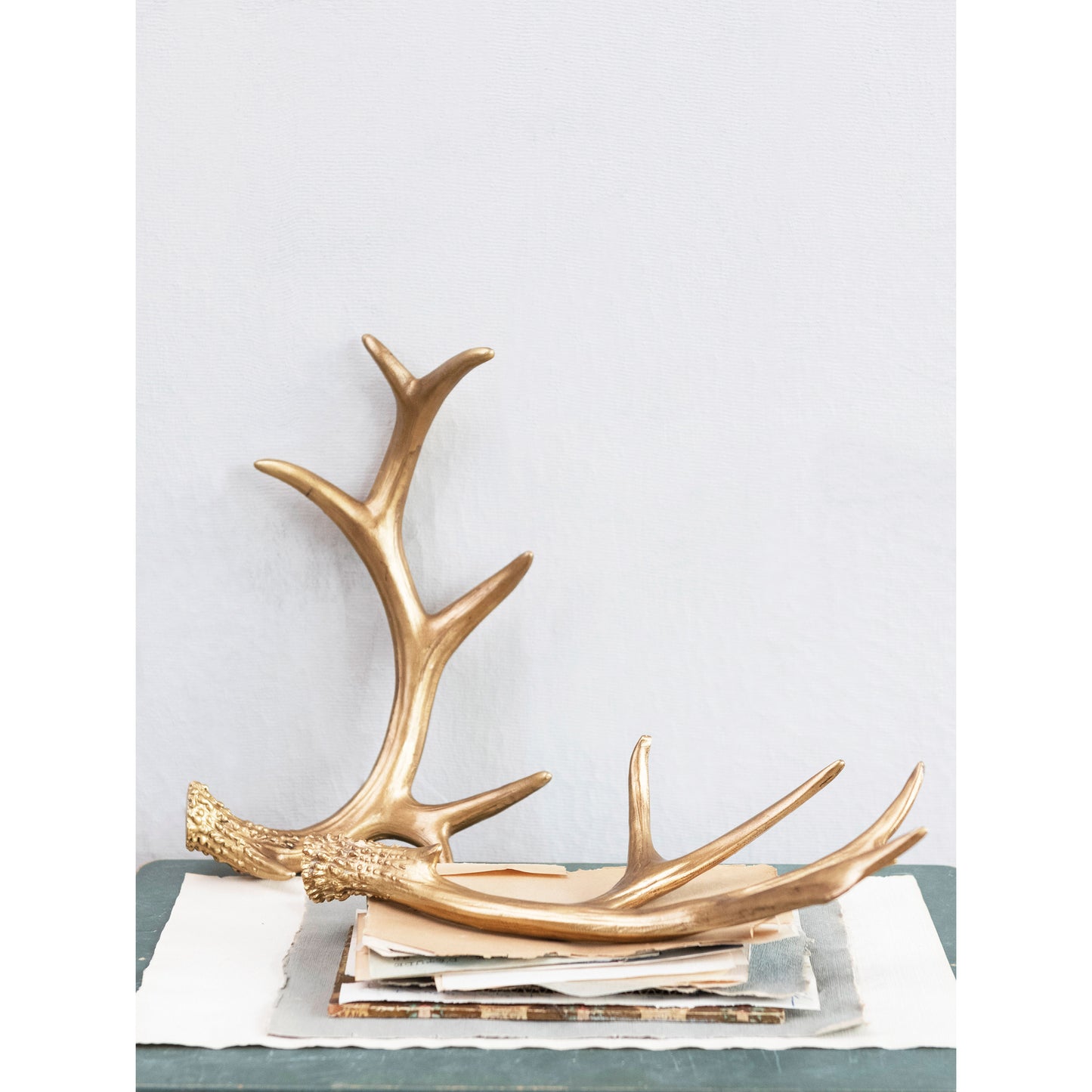 Resin Antler with Gold Finish