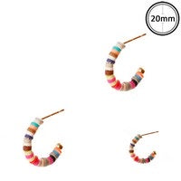 Zebra Multi earring