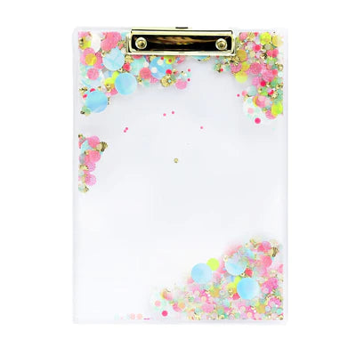 Shell-ebrate confetti clipboard