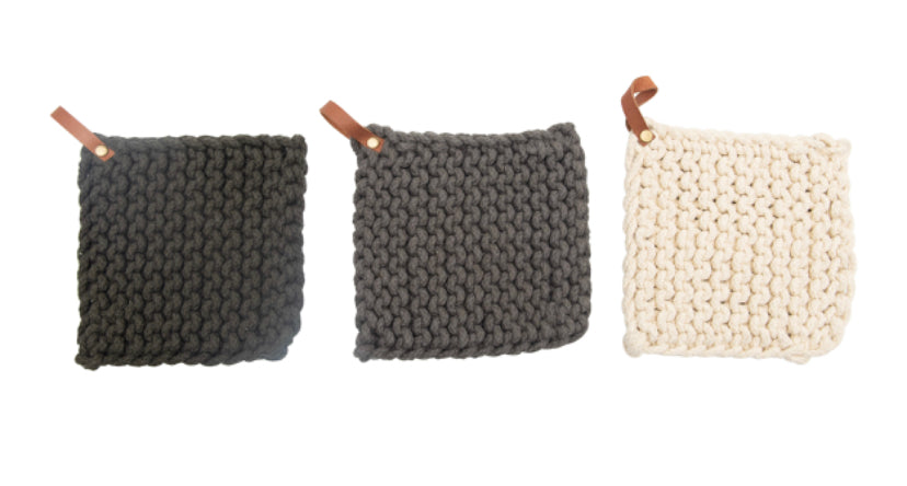 Cotton Crochet Pot Holder kit