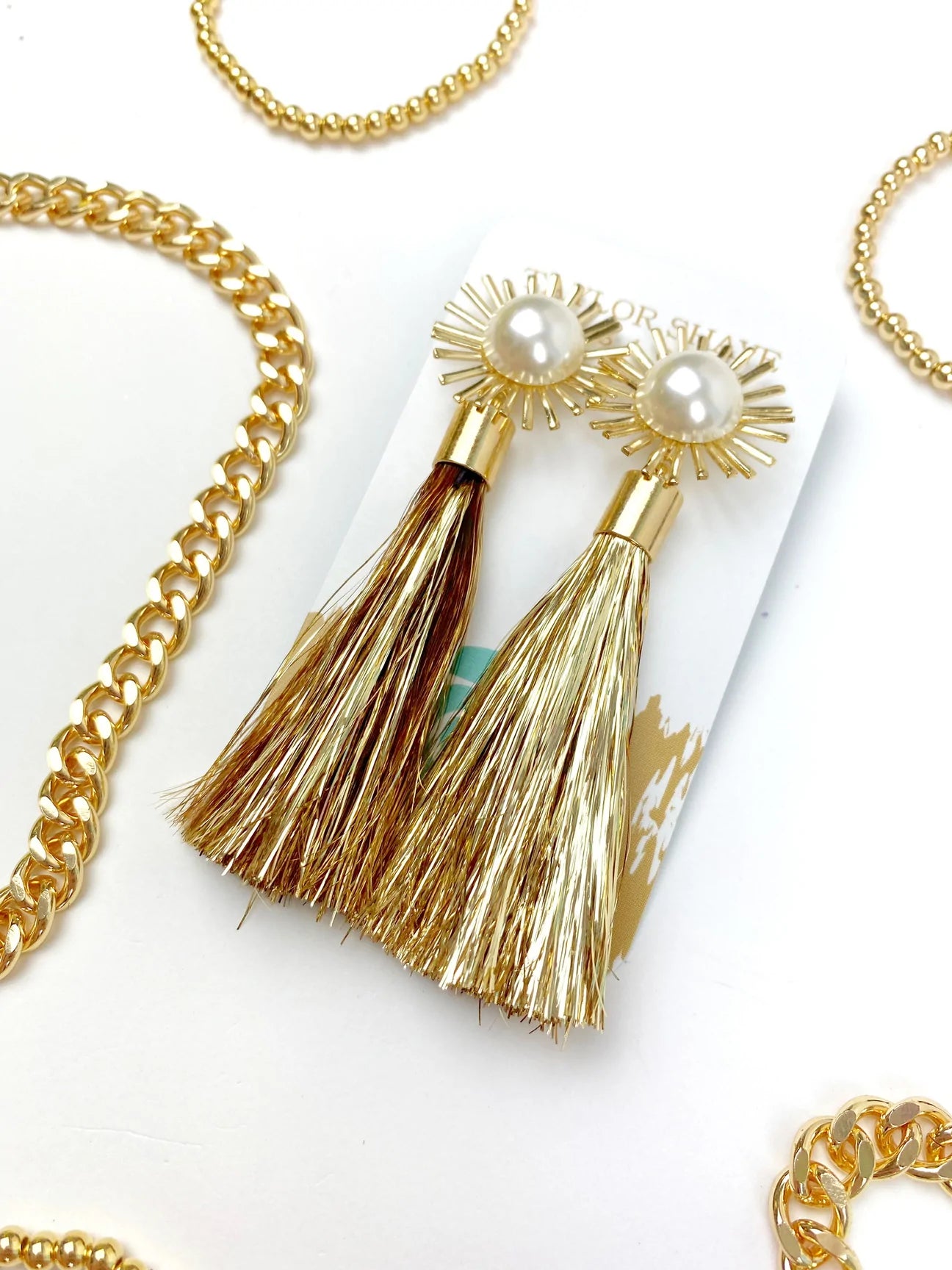 Aurora Metallic Tassels