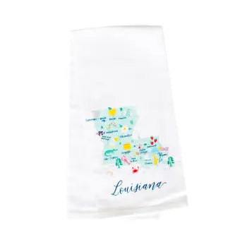 Louisiana tea towel