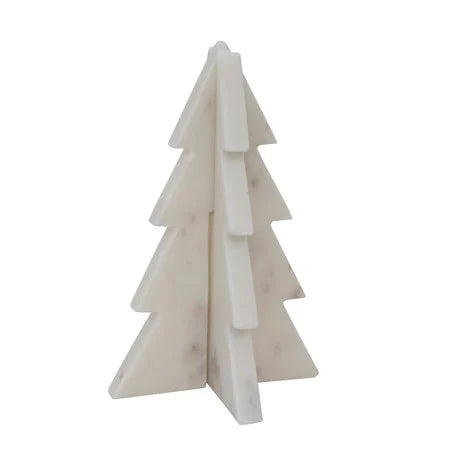 Interlocking Marble tree, white