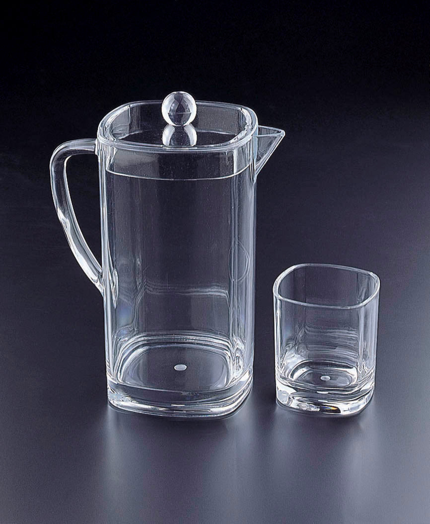 Acrylic 2QT Square Pitcher