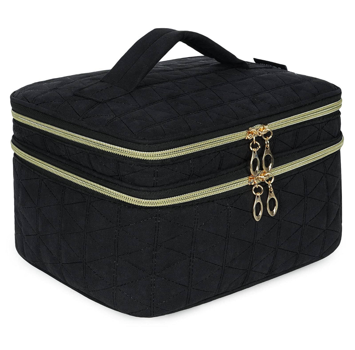 Double Layer Cosmetic Train Case