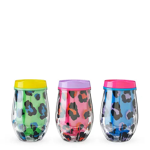 Electric stemless wine tumbler